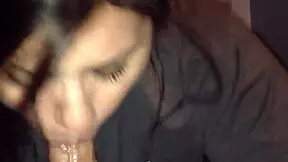 brunette teen gets facial after blowjob?