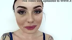 Chloe Carter takes huge cock deepthroat in wild POV blowjob