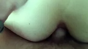 Stepsister's tight ass creampied with cum by the lake!