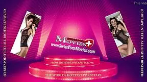 Blonde teen 18+ model gets gangbanged by 5 colleagues and covered in cum