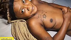 Tattooed inexperienced slut gets her twat rimmed by a black cock