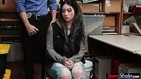 i fucked my curvy teen thief stepdaughter at the office