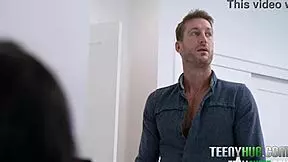 the nanny's new look: charley hart, lysagna delray, and ryan mclane in hardcore pov blowjob.