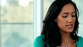 Petite latina teen 18+ with small tits licks and uses toys on her lesbian partner in high definition