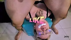 stepsister hot deepthroat fucking in secret