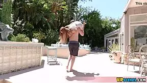 petite girl handles huge cock of tall boyfriend