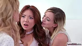 Hey, wanna join us for oral fun with two teens and a milf?