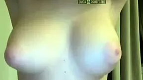 Alessandra learns to shake her tits slower.