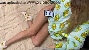 Ms avocado and mr shorts engage in horny handjob fun