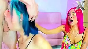 Jazmin and Candy's rough deepthroat 😈