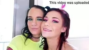 kylie pierce and daisy love, give that huge cock a double blowjob and swallow the cum