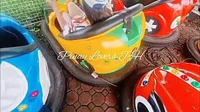 Teen Amateurs Risk Hardcore Creampie In Amusement Park! So Horny!