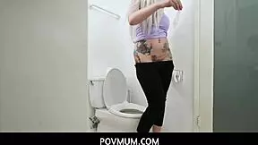 Astrid Star as blonde stepmom in POV scene