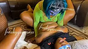 Hey, wanna see these lesbians dive into each other with wild tongue action?