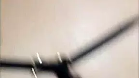 a 19-year-old blonde in lingerie enjoys reality show