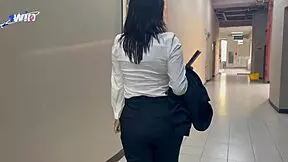 Redhead Milf Lawyer Gets Hard Anal Fucking Outdoors