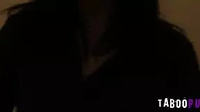 I spent the night with my stepdaughter Aria Valencia, licking her pussy and fucking her deeply.