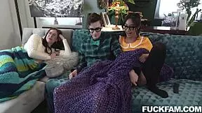 jade and nikki compete for cum