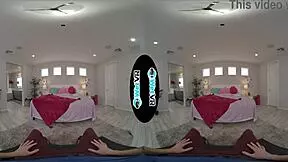 Cute redhead gets creamed by fat cock in vr porn 😏