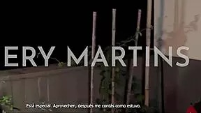 Cielitobebe says, 'let's have sex with the neighbors on the camping terrace.' They enjoy a group threesome outdoors.