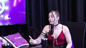 evelyn zain in sheer red hired for ballbusting but fails, guy wants needle in balls