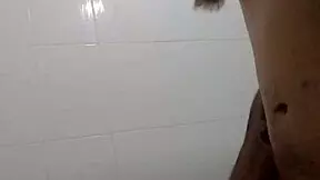 Rico enjoys a steamy bath with his monster cock 😏