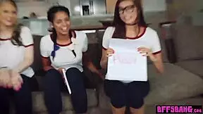 Hey, wanna see teen BFFs handle a huge cock in hardcore POV session? Join us for wild blowjob fun!