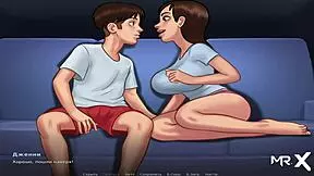 summertime saga anime cartoon where teen and milf have fun with everyone