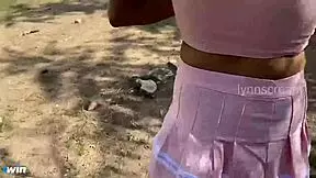 hey, lost in the forest on a school trip, nicord gives petite latina teen a creampie after anal 😏