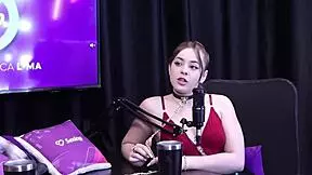 evelyn zain in sheer red hired for ballbusting but fails, guy wants needle in balls