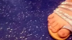 candid teen 18+ caught on street, those feet tho... 😍