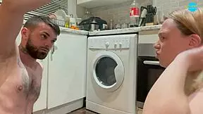 Watch Out with Those Clippers While Shaving Her Big Tits