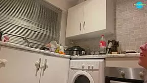 Watch Out with Those Clippers While Shaving Her Big Tits