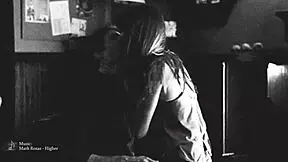 sexy babe dances to music in teen party compilation