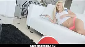 Stepsister4k - Petite Blonde Riley Star Fucked Hard in Family Room by Step Brother Tony Profane POV