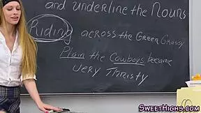 does this slender teen er want her small boobs touched?