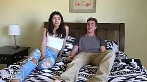 Thick Cock Frat Boy Bangs His First Latina College Girl Hard