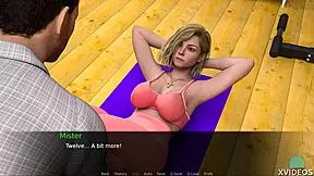 Nursing Back to Pleasure with Busty Lisa Showing Off