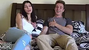 Thick Cock Frat Boy Bangs His First Latina College Girl Hard