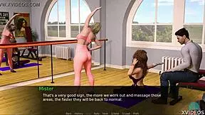 Nursing Back to Pleasure with Busty Lisa Showing Off