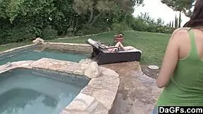 Hey, aren't these Dagfs girls just craving poolside fun?