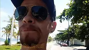 Behind the scenes recording on the beach.