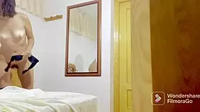 Grandfather records granddaughter changing clothes