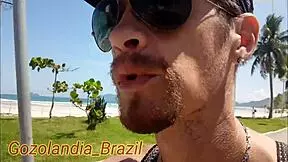 Behind the scenes recording on the beach.