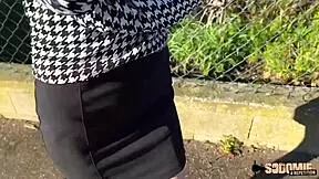 Crystal, the sexy brunette, craves wild anal banging so bad! 😍