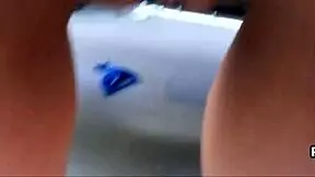 Icy blonde suspects sharing officer's dick in office?