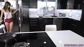 so this platinum blonde teen got anal in a family threesome...