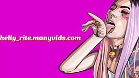 Marin Kitagawa's petite cosplay ass gets wet in solo play.