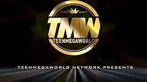 michelle can takes HUGE LOAD on round teen butt