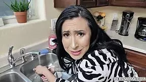 Stepson Bangs Perv Stepmom Lily Lanes Milf Pussy Doggy!